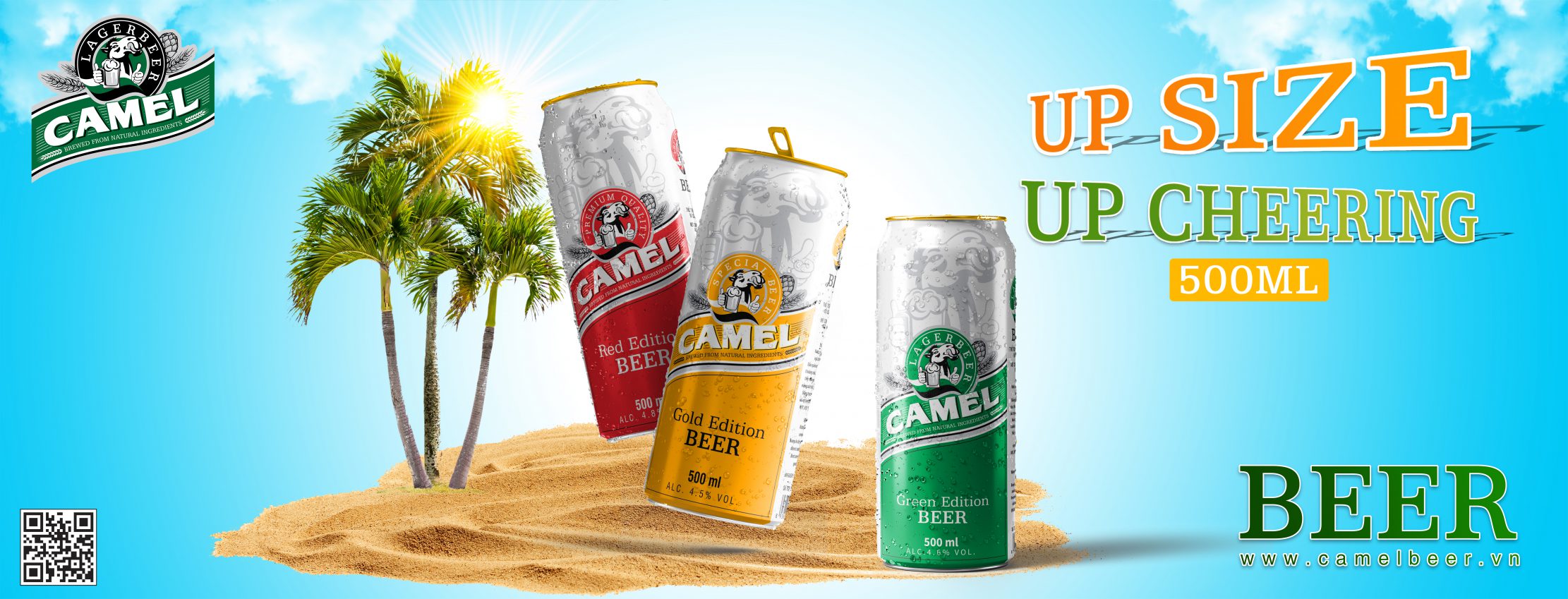 Camel Beer - Up size, up cheering